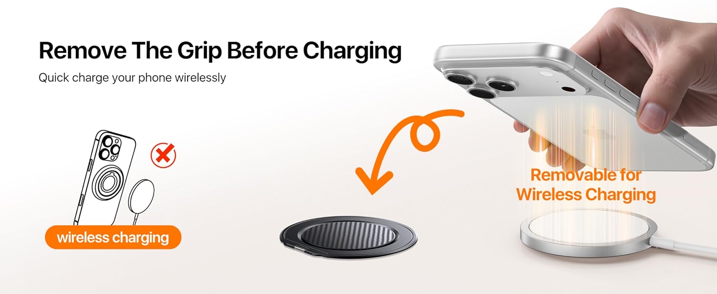Remove The Grip Before Wireless Charging