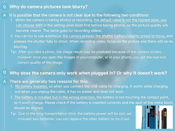 picture blurry or it doesn&amp;#39;t work?