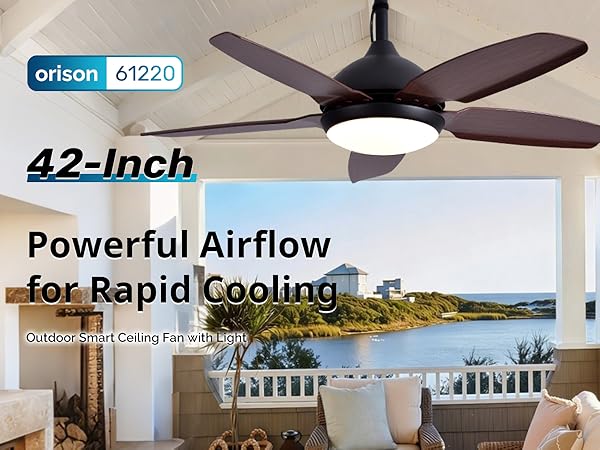 42 inch ceiling fan with light