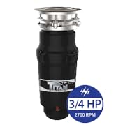 Titan 3/4 horsepower slim line disposal 2700 RPM