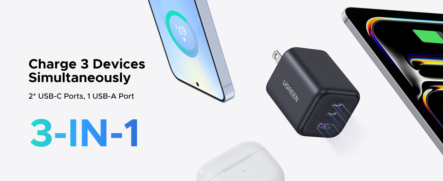 ugreen 45w usb c fast wall charger