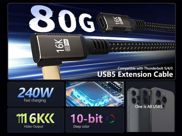 USB5 Extension Cable