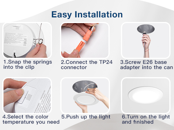 can lights 6 inch led