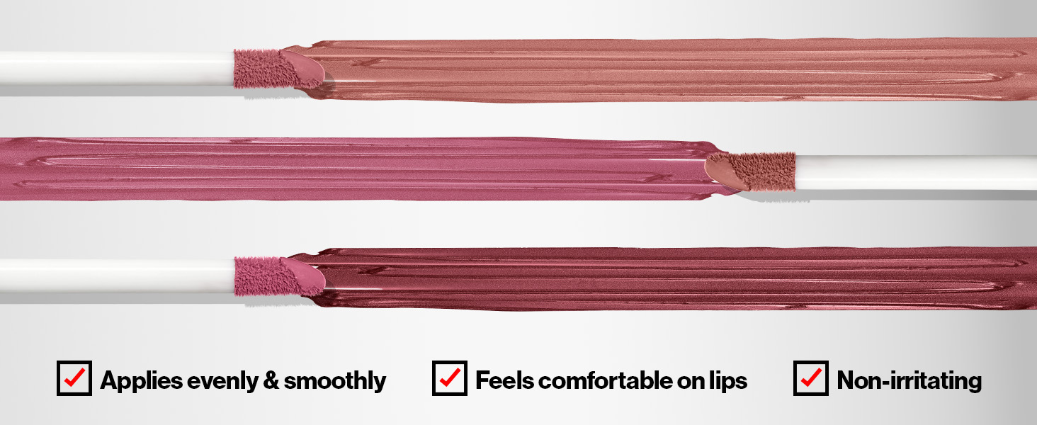 ColorStay Overtime applies evenly and smoothly
