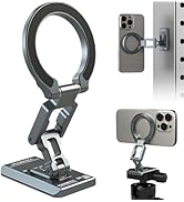 MOSENVKA Dual Magnetic Phone Holder for iPhone 16 15 14 13 12 Pro Max Plus Series Magsafe Phone M...