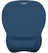 TECKNET Gel Mouse Pad with Wrist Rest, Ergonomic Office Mousepad with Wrist Support - Non-Slip &amp; ...