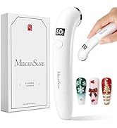 MelodySusie Ergonomic Handheld Cordless UV Nail Lamp with LCD Display &amp; 2 Timers, P-Art01A Rechar...