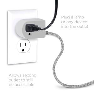 lamp switch outlet outlets adapter grounded power