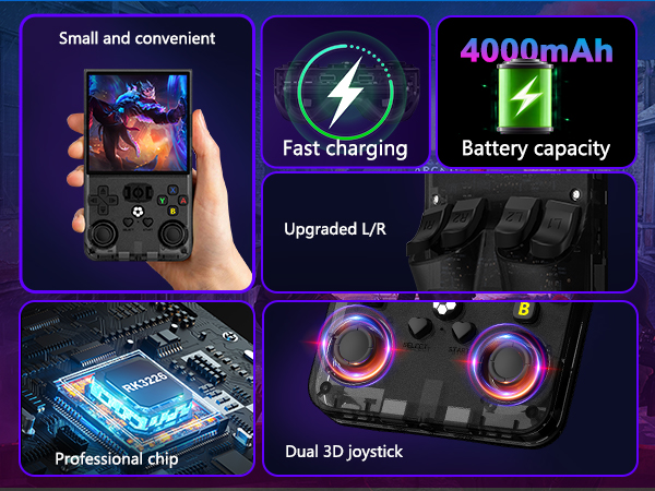 retrosnap r36max retro handheld game console gameboy retro snap game console