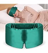DAISYSILK Silk Sleep Masks for Women Blackout Silk Eye Sleeing Mask for Women and Men Mulberry Si...
