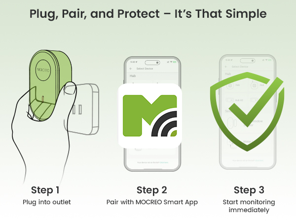 Easy to Setup: Plug, Pair, and Protect