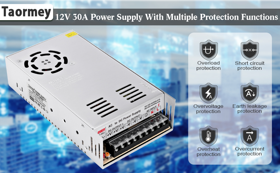 12v 30a switching power supply