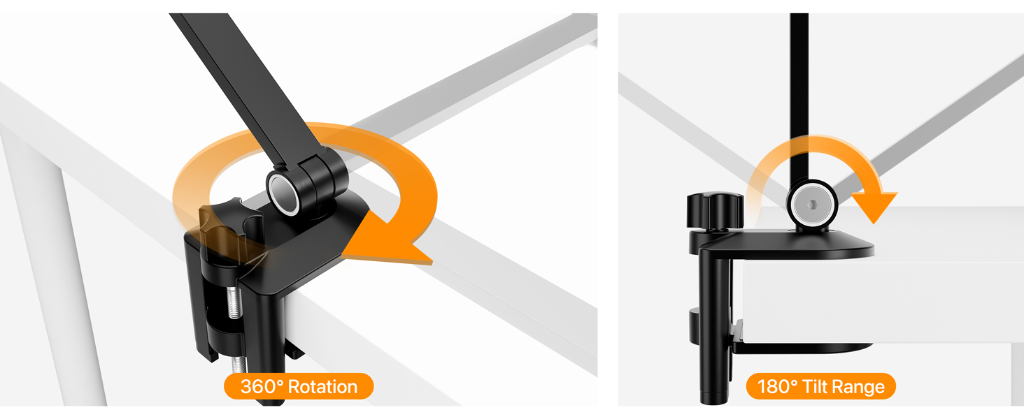 ipad desk mount tablet holder for desk portable monitor mount