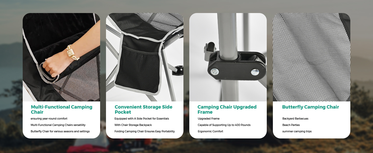 butterfly camping chair