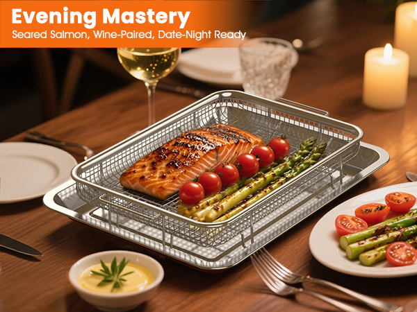 air fryer accessories air fryer basket for oven air fryer basket oven air fryer basket and tray