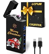 LcFun Stocking Stuffers for Adults Men Women Teens, White Elephant Gifts Electric Lighter, Christ...