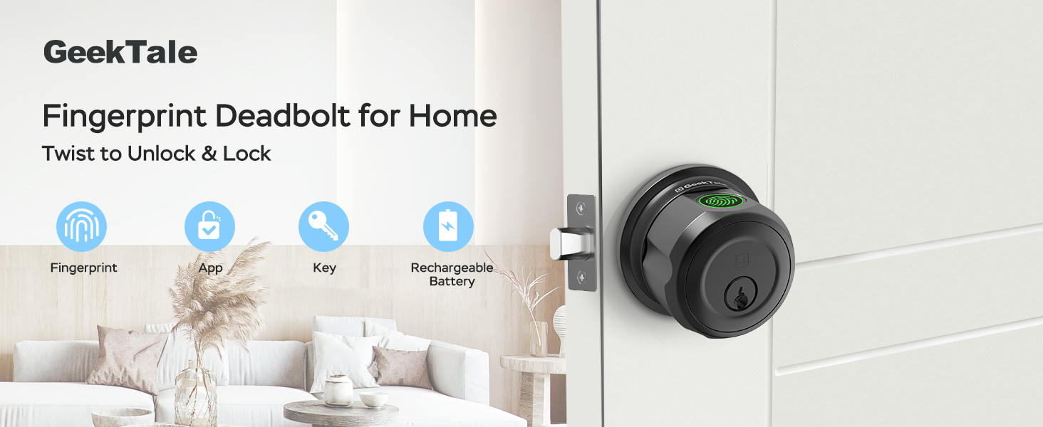 fingerprint deadbolt