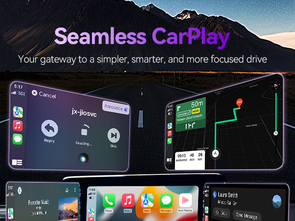 Seamless CarPlay Your gateway to a simpler, smarter, and more focused drive