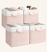 GRANNY SAYS 13x13 Storage Cubes, Cube Storage Bins with Metal Frame, Foldable Cube Storage Organi...