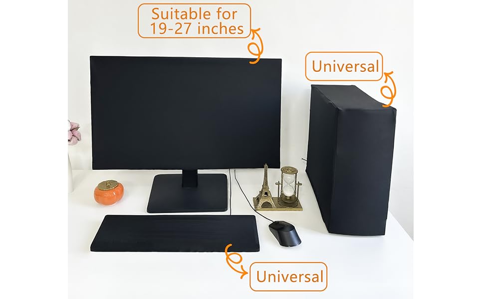 3-Piece Computer Dust Cover Set