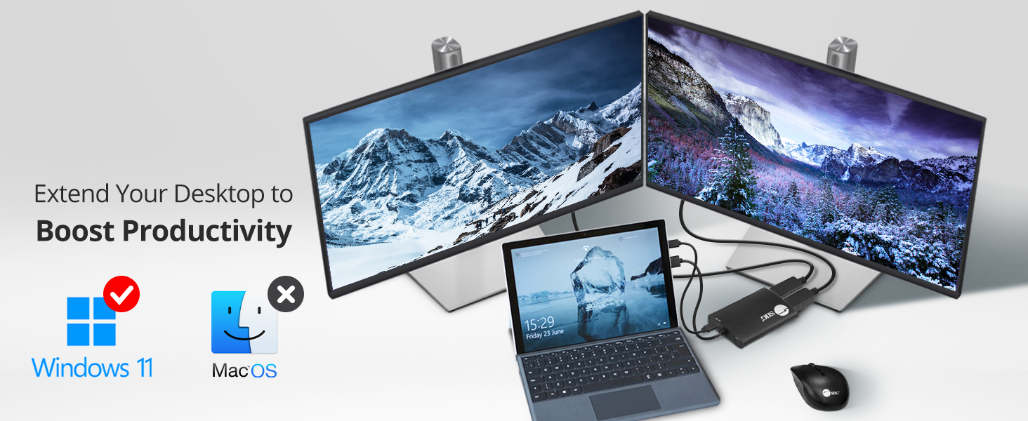 siig cedp0l11s1 mini displayport 1.2 to 2 port hdmi mst splitter os compatibility