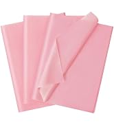 120 Sheets 20"X14" Pink Tissue Paper for Gift Bags Wrapping Paper, Art Tissue Paper Bulk for Wedd...