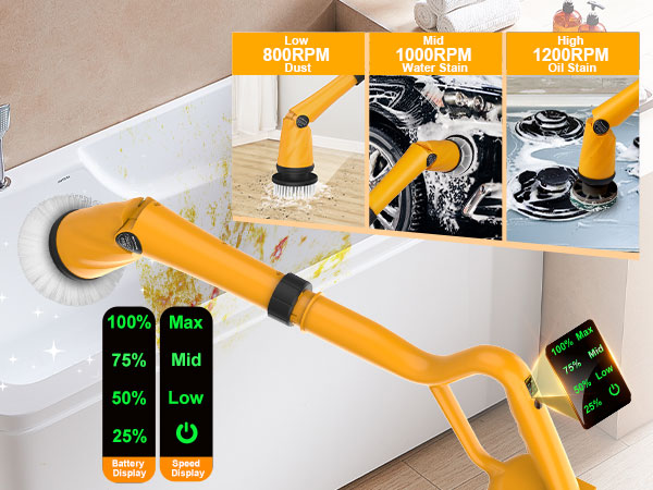 electric spin scrubber