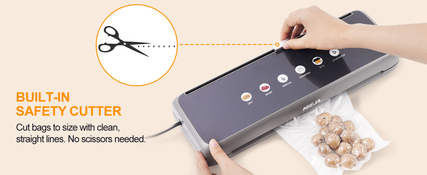 Built-in cutter
