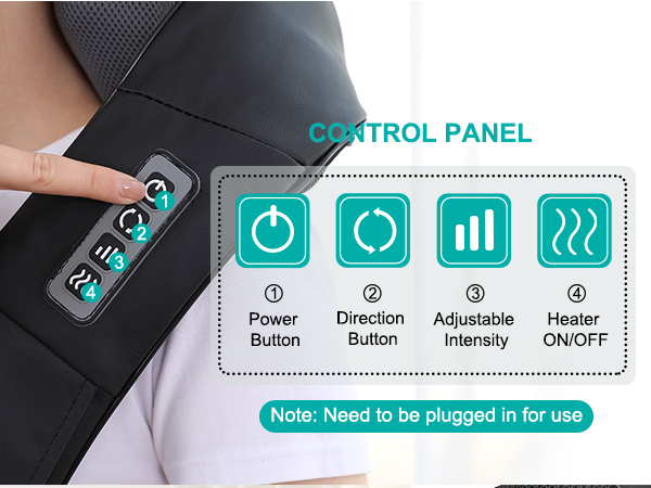 shiatsu neck and back massager