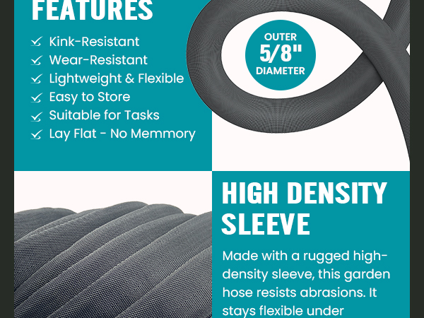 heavy duty garden hose 100 ft