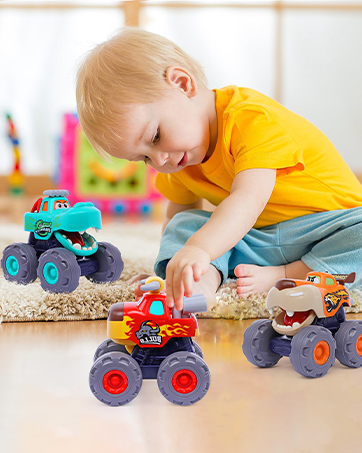 monster truck toys for baby 12-18 month