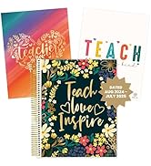 bloom daily planners 2024-2025 Academic Year Teacher Planner &amp; Calendar - 7 Period Lesson Plan Or...
