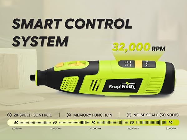 SnapFresh 12V Cordless Rotary Tool Kit