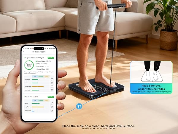 arboleaf 8-Electrode body fat scale