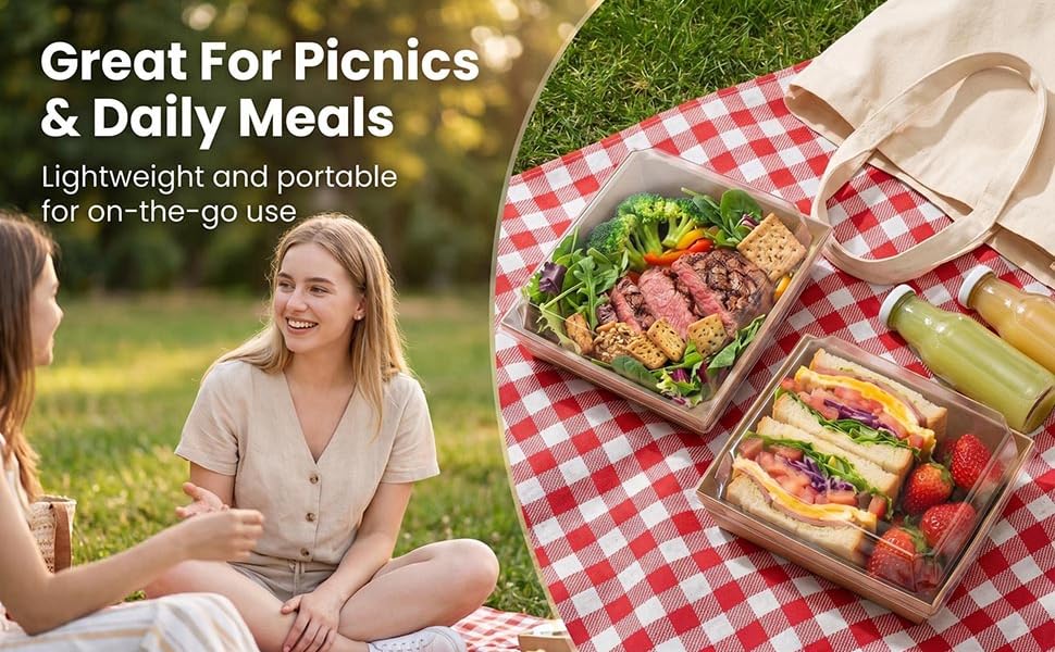 Great For Picnics&amp;amp;amp;Daily MealsROBUST PAPER BOXES FOR SAFE TRANSPORT