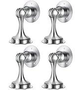 WINONLY Door Stopper, 4 Pack Magnetic Door Stop, Stainless Steel, Magnetic Door Catch, 3M Double-...