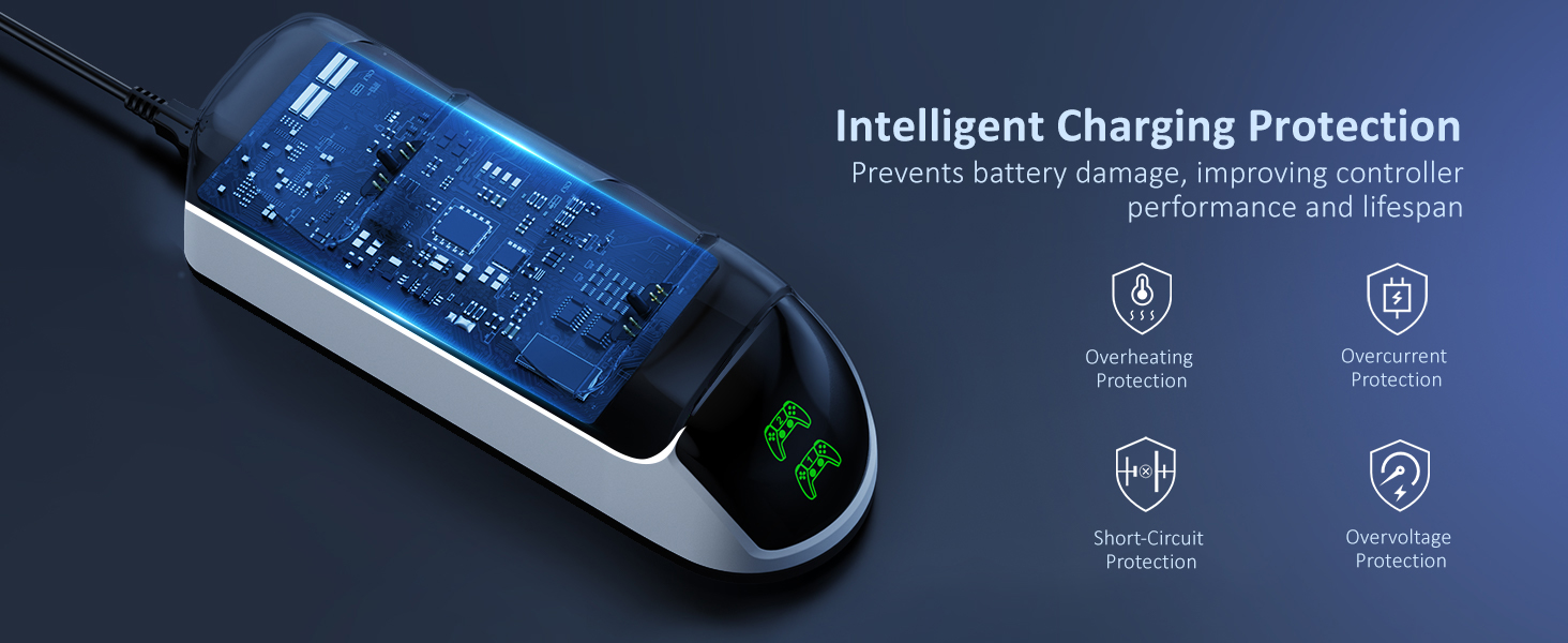 One dock reveals its internal chip design.