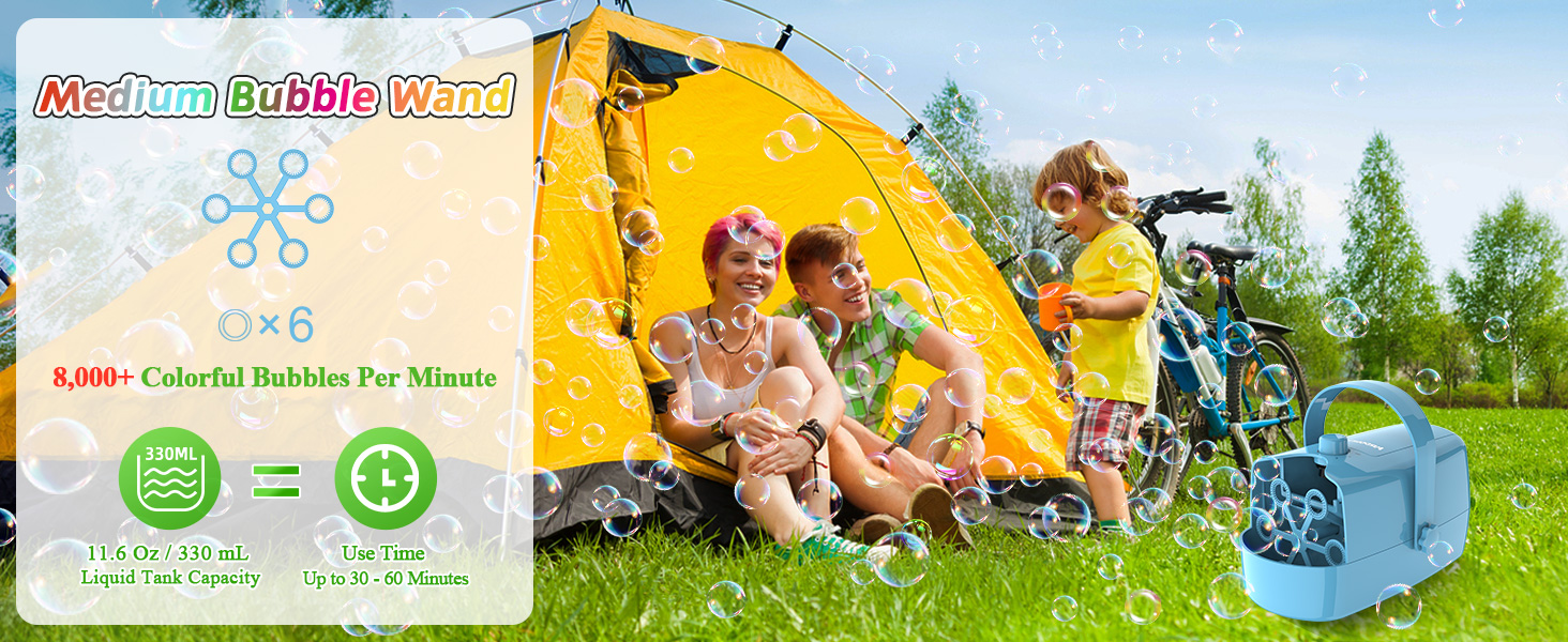 camping bubble machine