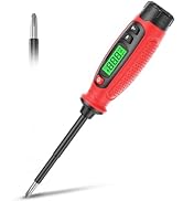 KAIWEETS 2-in-1 Voltage Tester Screwdriver, 3–500V AC Contact Voltage Measurement &amp; Non-Contact D...
