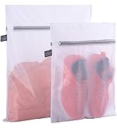 Kimmama Set of 2 Delicates Laundry Bags,Durable Zipper Mesh Laundry Bag,Bra Fine Mesh Wash Bag,Ke...