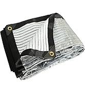 85% Aluminum Foil Shade Cloth Heavy Duty Fabric with Grommets Privacy Screen Pet Shade Car Cover ...