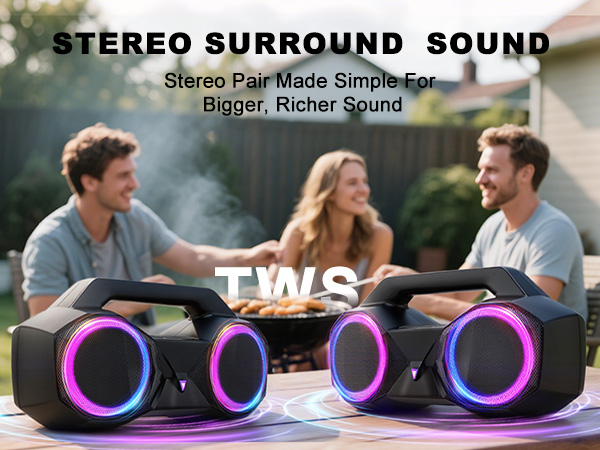 stereo surround speaker