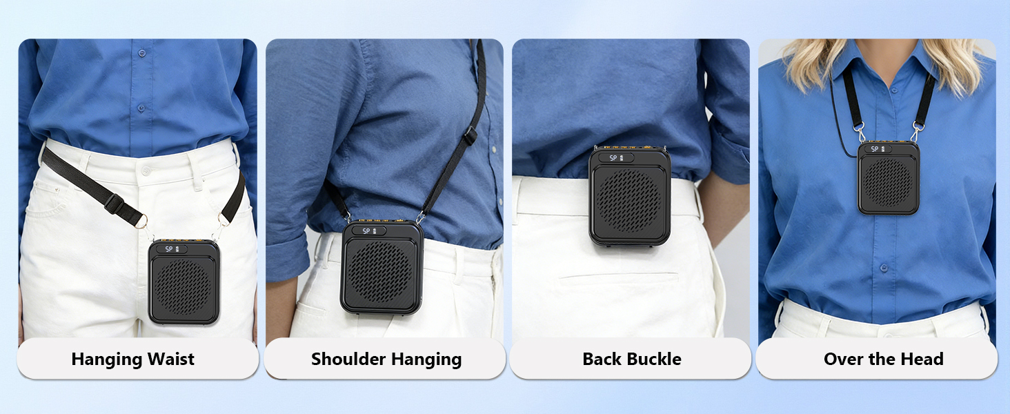 Bluetooth voice amplifier Comfort-Focused Wearable Design