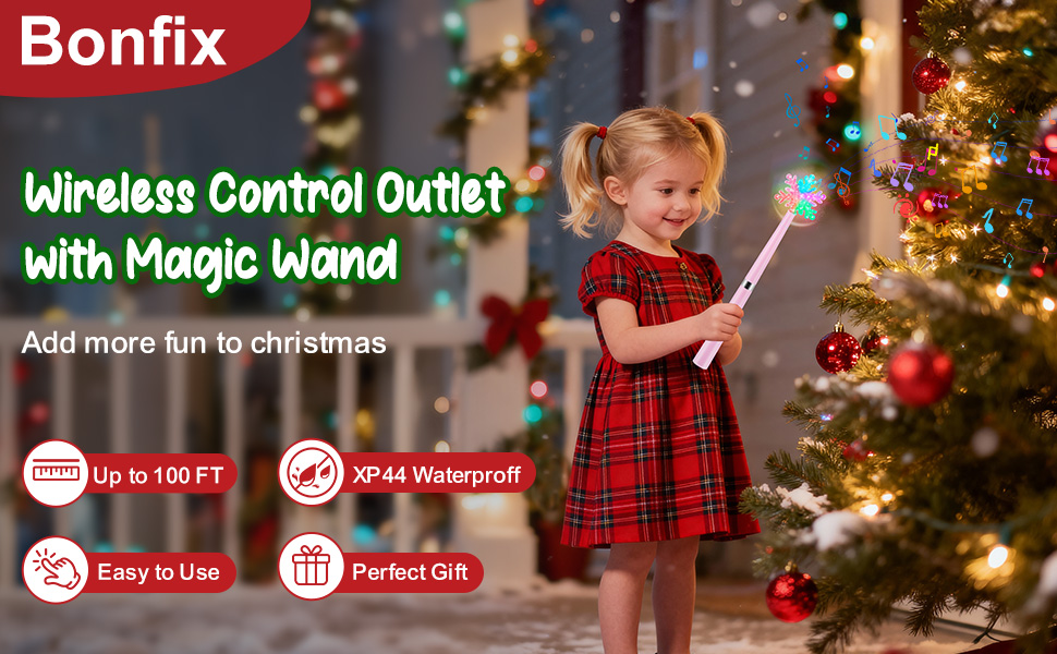 Magic Light Wand remote control christmas tree Wireless Remote Control Outlet