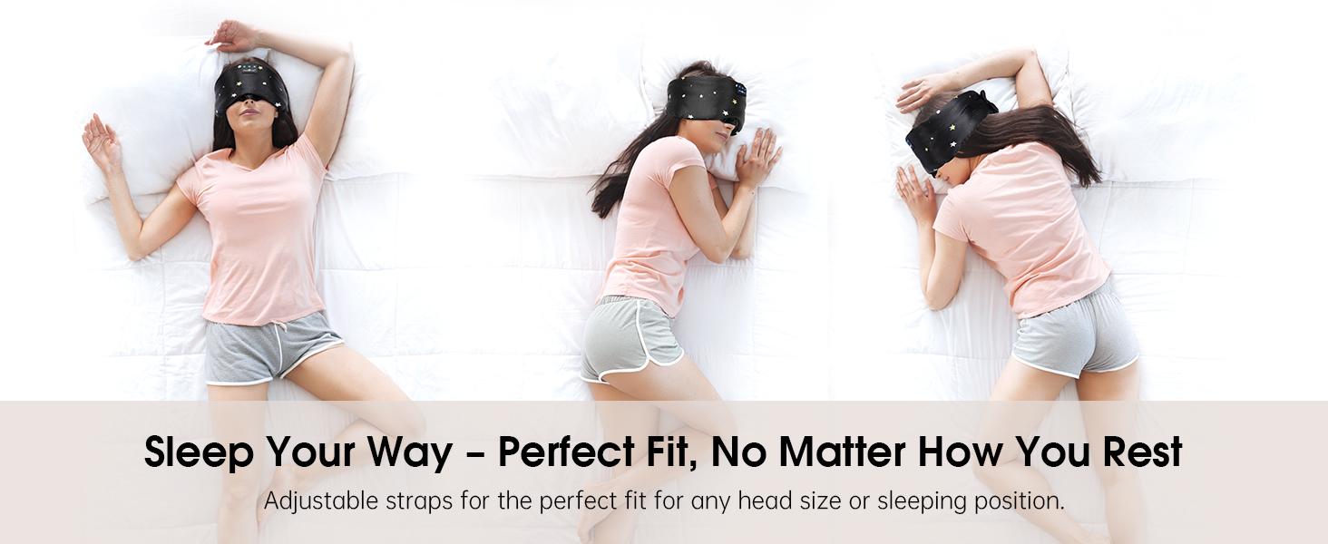 bluetooth sleep eye mask mulberry headphones sleeping wireless travel side sleepers holiday gifts