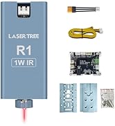LASER TREE 1064nm Infrared Laser Module, 1W (1000mW) Output Power Laser Engraving Module for Engr...