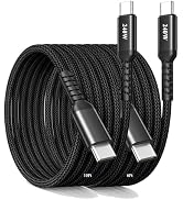 USB C to USB C Cable, 240w Type C Charger Fast Charging for iPhone 17 16 15 Pro Max Plus Air, Bra...