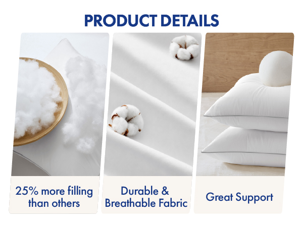 MIULEE PILLOW INSERTS