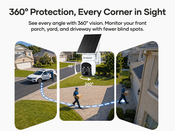 360 solar camera outdoor wireless