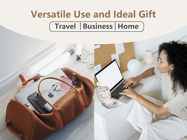 macbook charger case organizer laptop tech pouch bag charger travel traveling portable chargers 